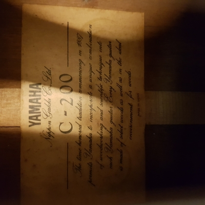 Yamaha C200 Yamaha C200